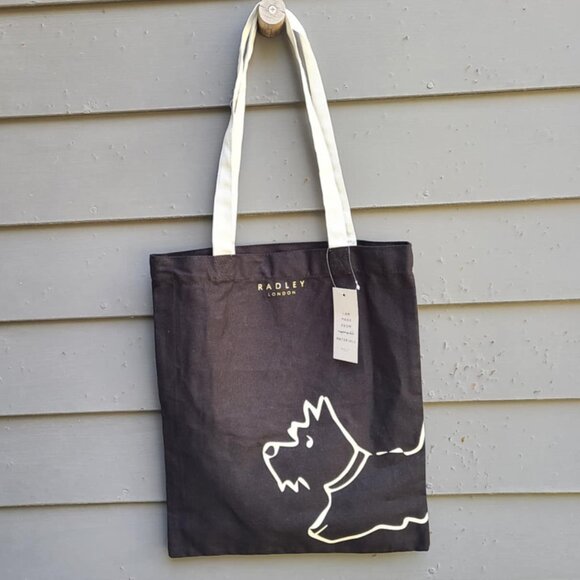 RADLEY LONDON Handbags - Radley London Scotty Dog Tote Black White NWT!